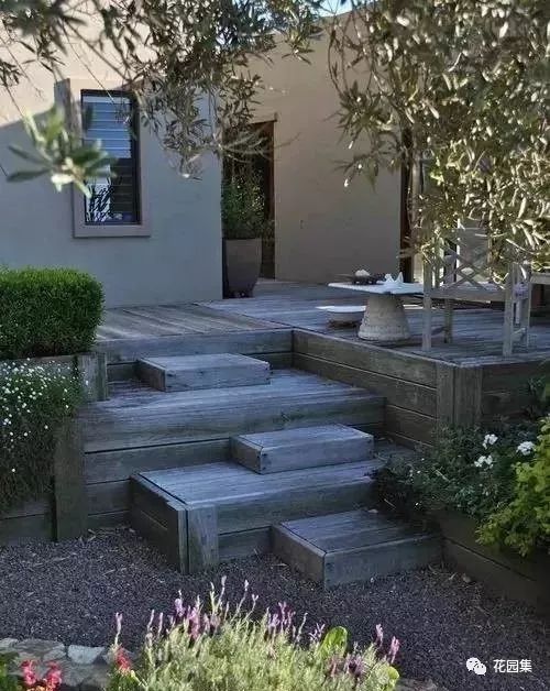 坡地庭院，高差处理的细节之美