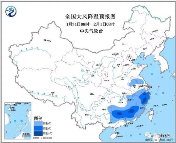 冷空气继续影响江南华南