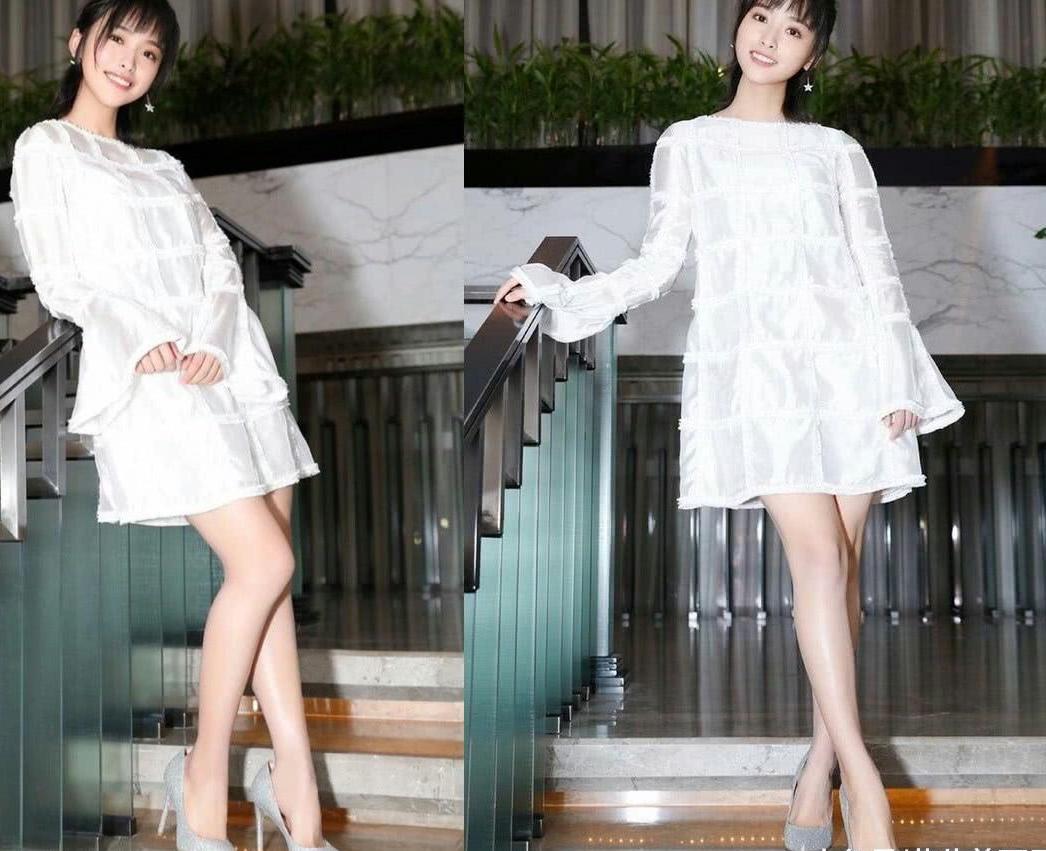 沈月穿蕾丝裙现身, 撑不起来真尴尬, 网友: 身高是硬伤!