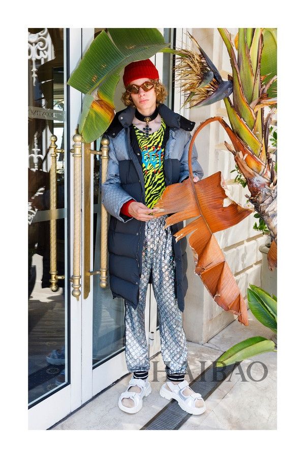 古驰  2019早春男士系列Lookbook:米开理心中的浮华世界!