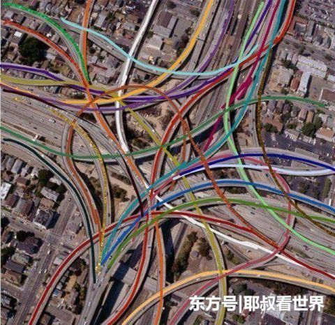  「日均」全球最可怕的立交桥，日均堵8小时，不慎走错路口将开往