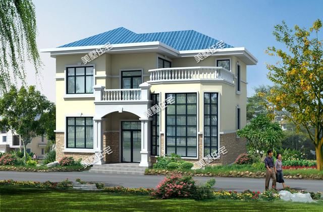 8套二层农村别墅，造价仅25万，款款亮眼