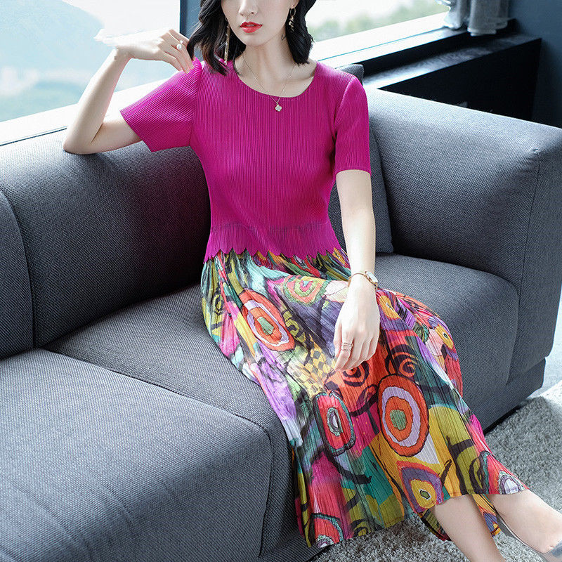 女人别再裙子里头套裤子，今年流行假两件连衣裙，一件比一件美