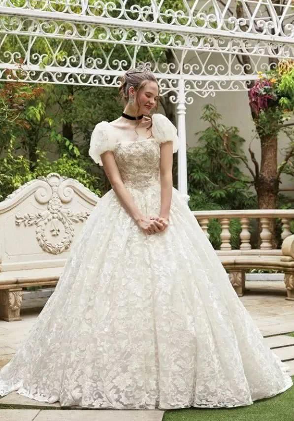  [公主联名]把冰雪奇缘做成婚纱！这些迪士尼公主穿的婚纱裙也太好看了！