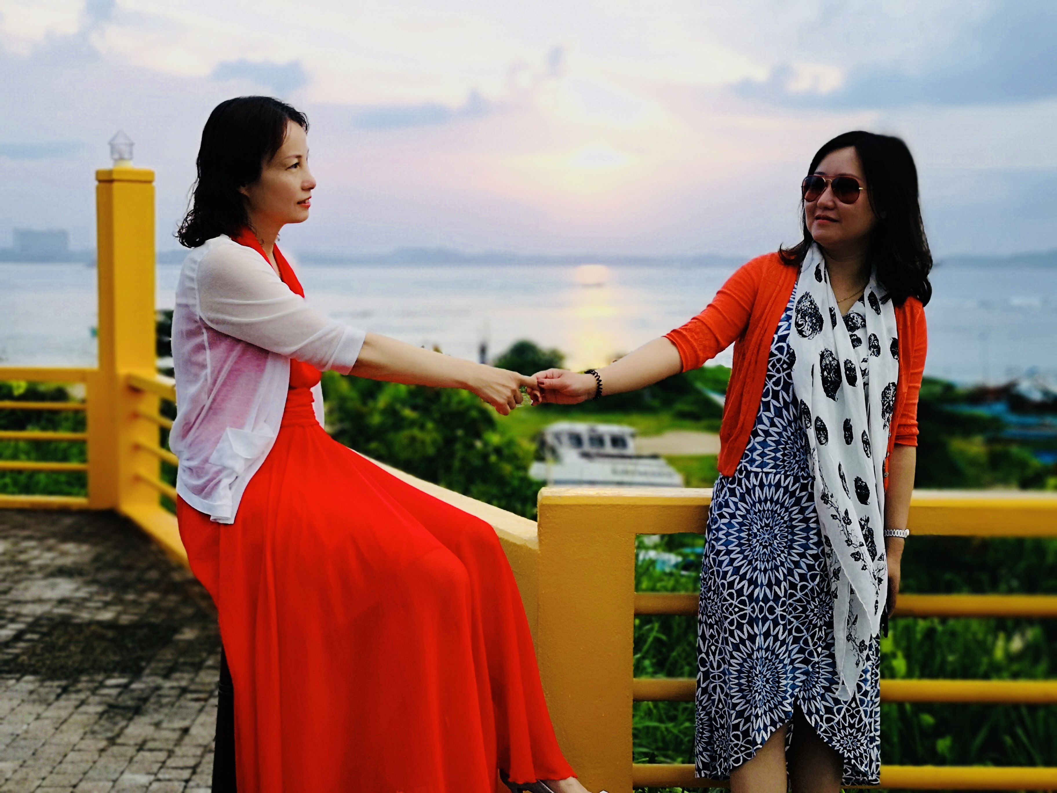 知性文艺范熟女入住斯里兰卡滨海酒店拍摄的旅