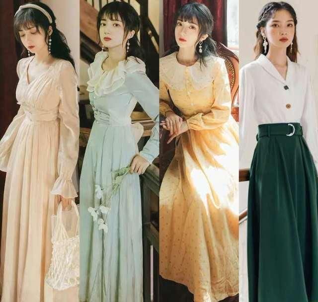  [气质]32套气质连衣裙，裙摆飞扬，和文艺少女更“般配”
