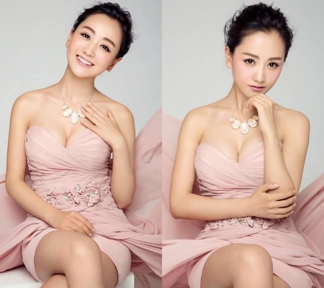 杨蓉穿抹胸裙现身，眼看都快撑炸了，网友：这身材简直了！