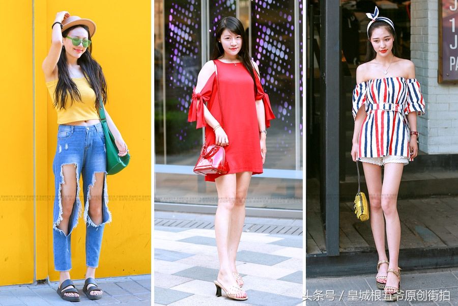 街拍:在三里屯街头遇上几位非常美丽时髦的女孩