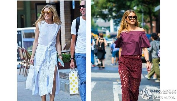 T恤plus过膝裙，开挂的夏天有它们就够了
