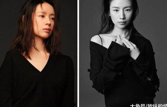 37岁董洁真会穿! 牛仔裤套在过膝长靴里, 不但显腿长还特显嫩