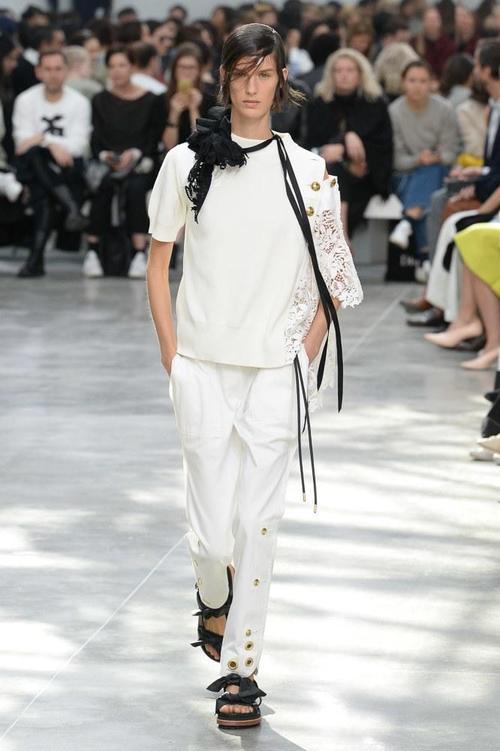 2019春夏时装周上这个小众的牌子 Sacai简直美的不像话