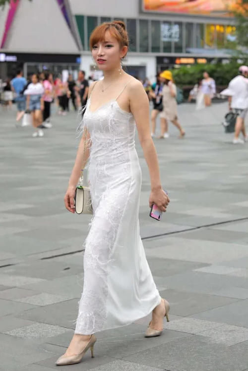 「女性」性感时尚的知性连衣裙美女,释放出女性迷人的魅力