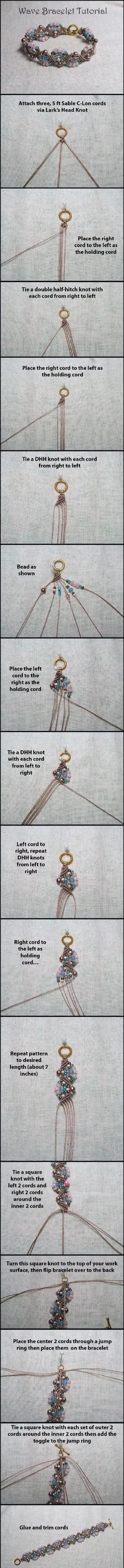  手链：编绳和串珠是王者搭配，24个编绳串珠教程，学会手链、项链不用买