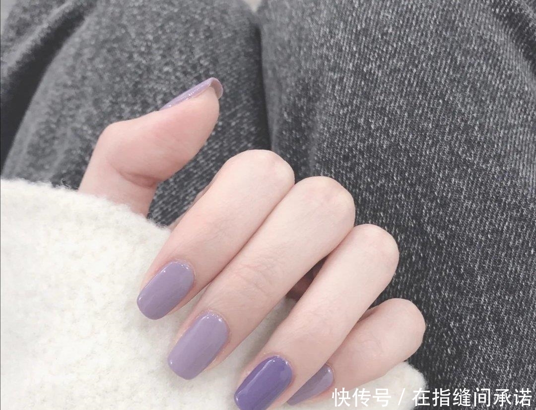 很火|最近很火的“紫薯香芋”美甲,看着浪漫又显手白,温柔女生必备~