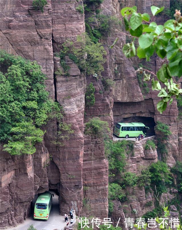 中国最美十大公路之一,郭亮挂壁公路