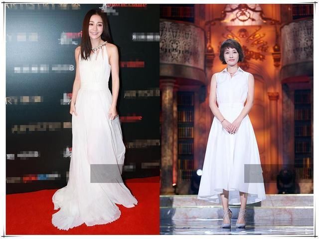 当马伊琍和姚笛同穿白色裙，网友：终于知道文章为啥要吃回头草了