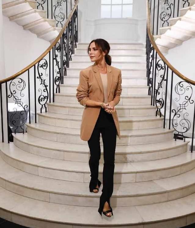 贝克汉姆一家出席时装周，小七新发型成全场焦点，可爱极了！