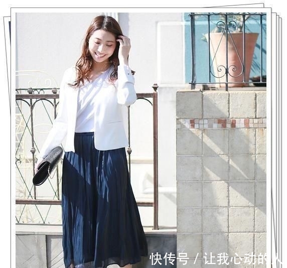 搭配■西装不要领子?日本30岁轻熟女人现在流行的春季造型