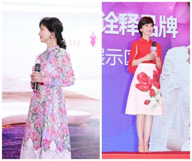 赵雅芝来了,穿蕾丝连衣裙魅力十足,感觉又年轻了!