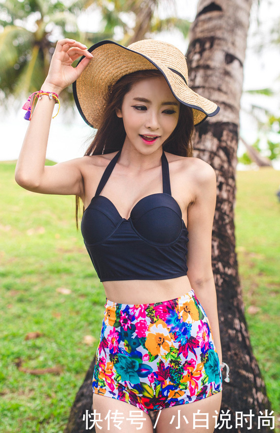 清纯漂亮的比基尼泳衣美女，穿出自己的风采，彰显帅气时尚魅力！