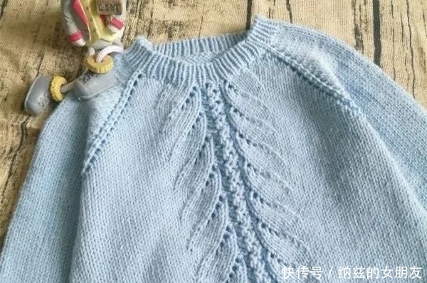 编织■鱼骨加针套头毛衣,简单好看,可以织一件