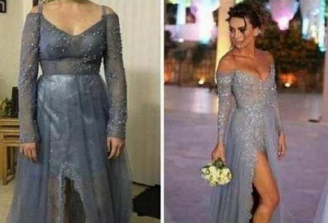 买家秀VS卖家秀！卖家完败！裙子穿出了新境界，网友：不忍直视！