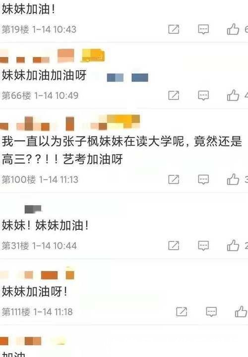 张子枫为什么参加河南艺考