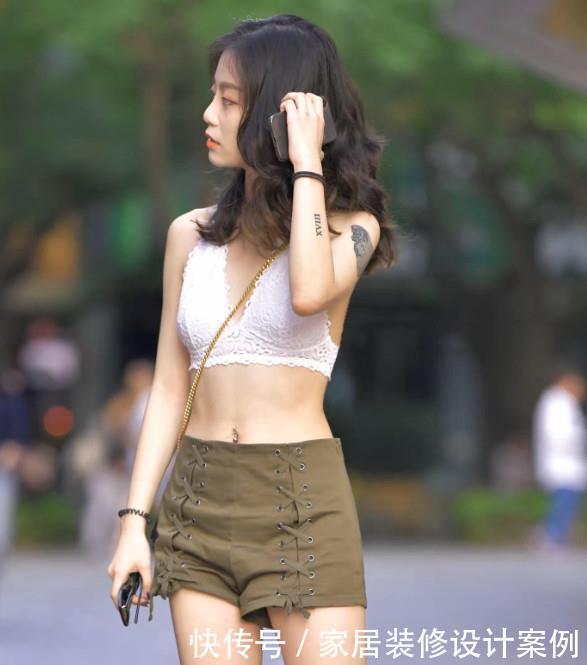 摄影:摄影纹身少女要没点资本,可不敢穿这件衣服
