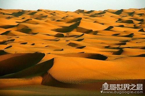 中国五大沙漠排行榜,排名第一的