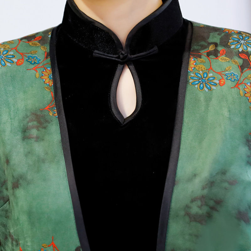 万万没想到!九月旗袍裙如此惊艳!虽小贵，但56岁婆婆穿真叫美