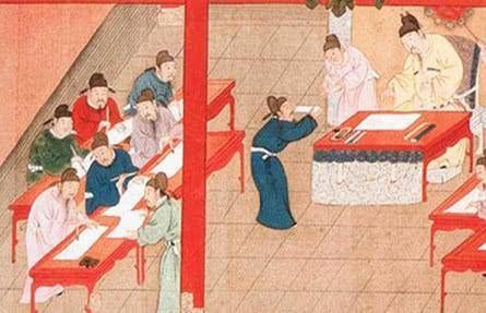 考官出一个上联,秀才随口对出下联,考官大喜:解