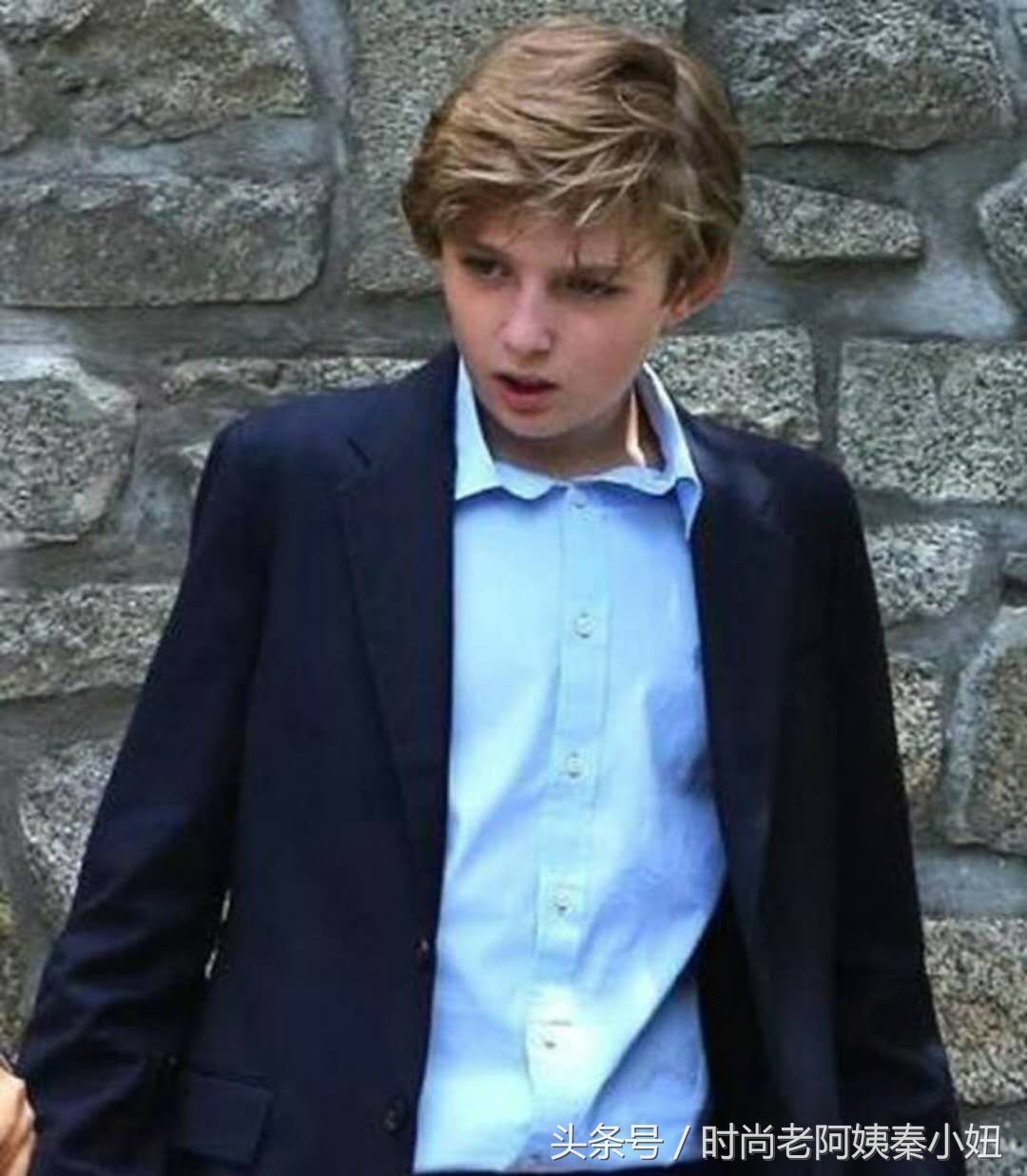 特朗普小儿子巴伦这逆天颜值和大长腿，长大了不知道要祸害多少人
