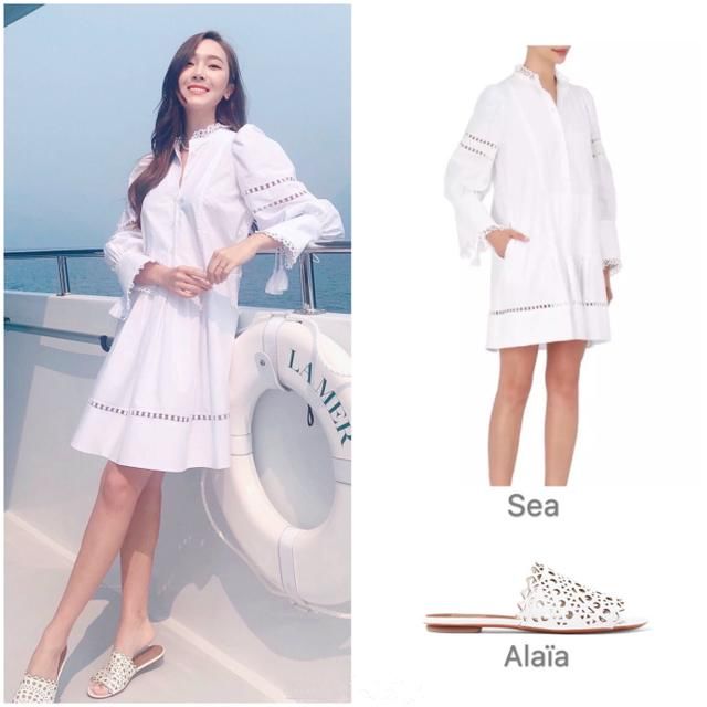 Jessica妍加拿大度假波西米亚风长裙造型出镜,网友:美若天仙