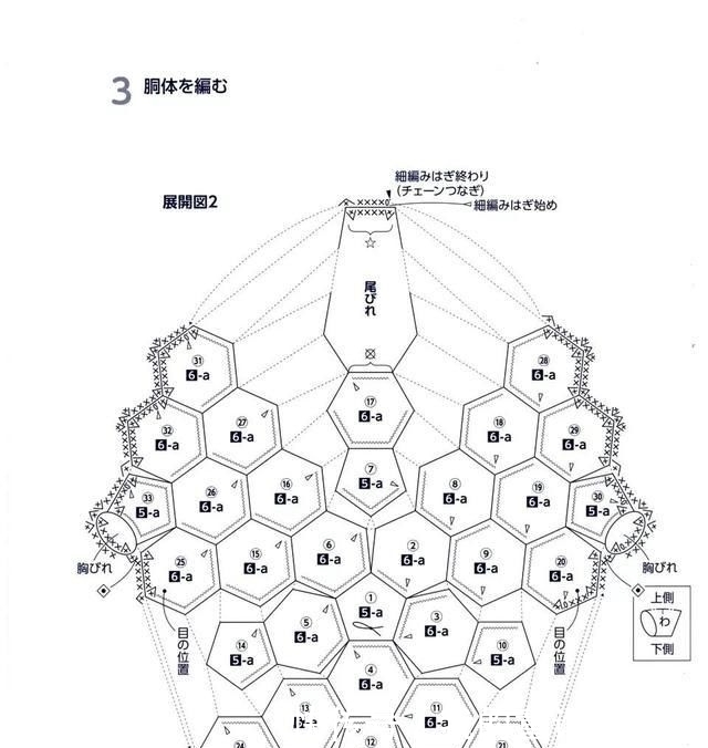 非洲:初学者也可以学习! 毛线编织钩针非洲菊花形鲸(附图)