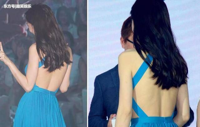 baby秀美背,未修图后背比胳膊黑一个色号,网友:忘打粉了