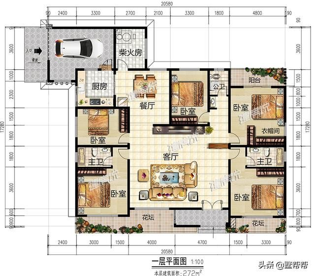 3款一层别墅，造价都在20几万，养老度假首先