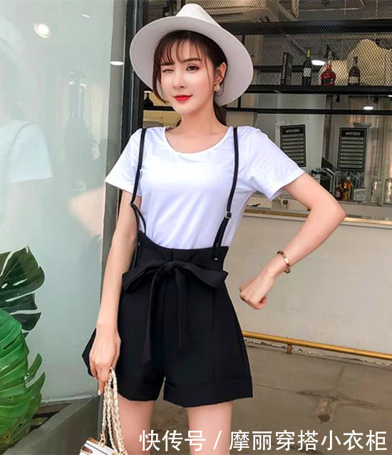小个子pick这些T恤搭配短裤，秀出大长腿，心动了吗？