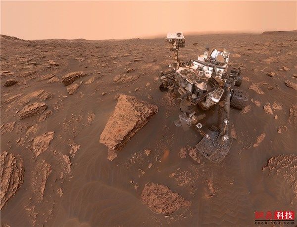 天文組圖:火星爆發沙塵暴，好奇號淡定自拍 科技 第1張