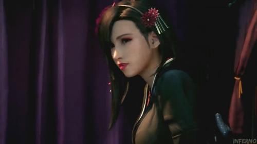  『演示』《FF7：重制版》蒂法/爱丽丝全服装演示 美艳动人！