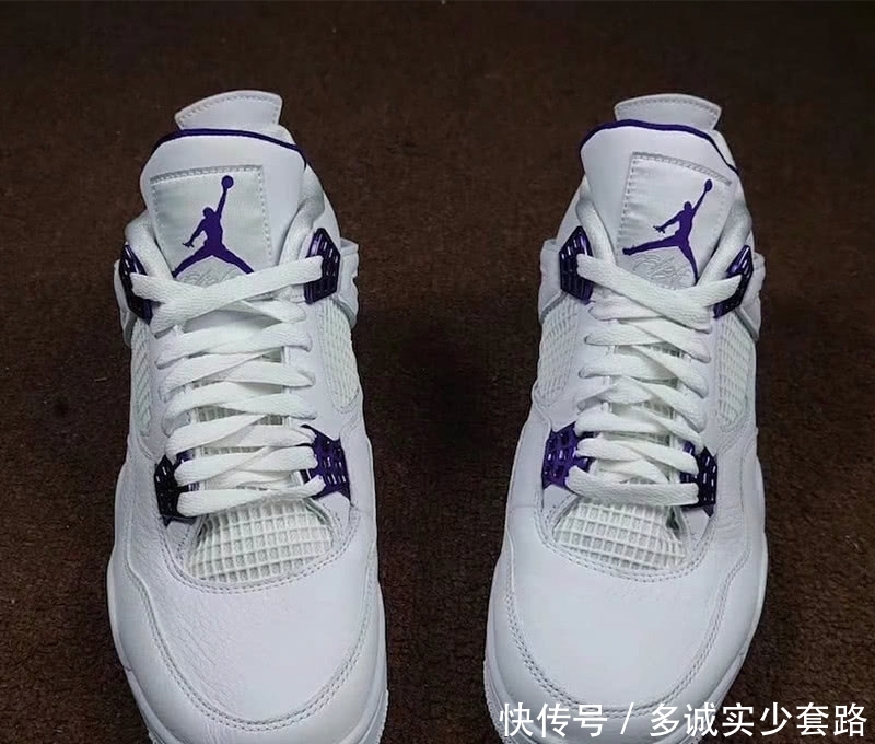 「白色」比百搭小白鞋更潮更显腿长,AJ4紫色冰淇淋带你清爽出行