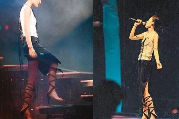 爱穿高跟鞋的女明星，杨颖的还可以接受，但这一位的看着肉疼！