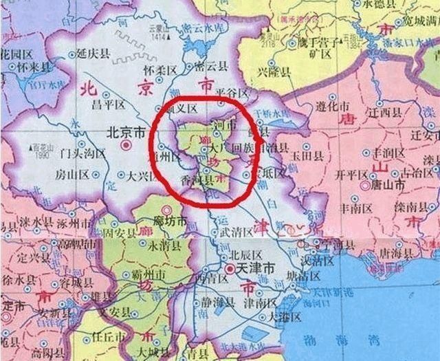  【飞地】中国最大的飞地，被两大直辖市包围，却不归两市管辖