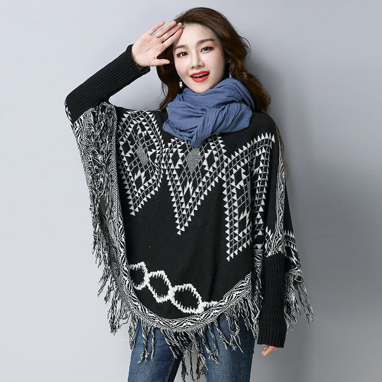 别穿裙子了，9月流行慵懒风毛衣配小脚裤，美翻了