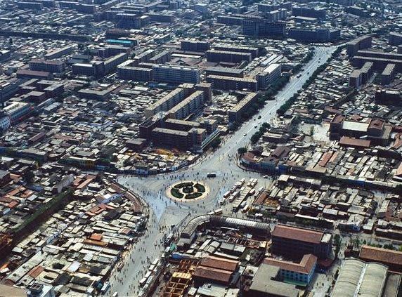 老照片:航拍30年前的中国各城市，看看有没有你的家乡