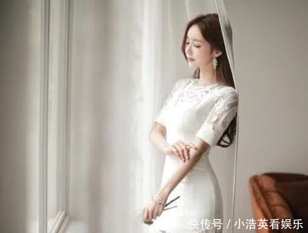 「馨香」美女穿搭:浅黛雕玉孙允珠,馨香白蕊鱼尾裙