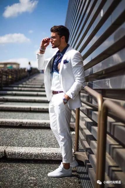 酷夏也要做个优雅的型男，夏日白裤穿搭推荐