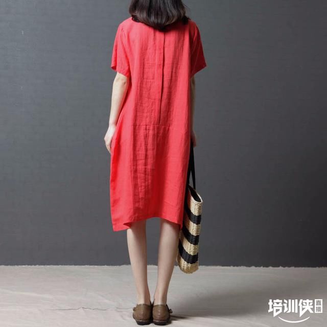天哪！今年棉麻连衣裙这么流行，老婆一看就买，穿上舒适又年轻