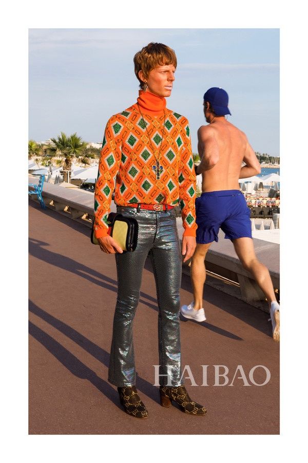 古驰  2019早春男士系列Lookbook:米开理心中的浮华世界!