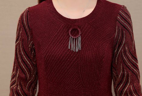 简直太好看啦!码数最大6XL上衣，胖媳妇穿上看着比裙子还美嫩