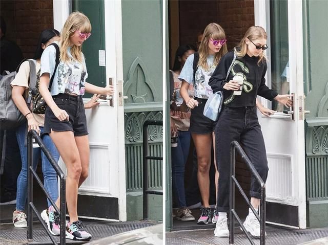 霉霉摆脱幸福胖瘦身成功，印花连衣裙搭配过膝长靴任性出街